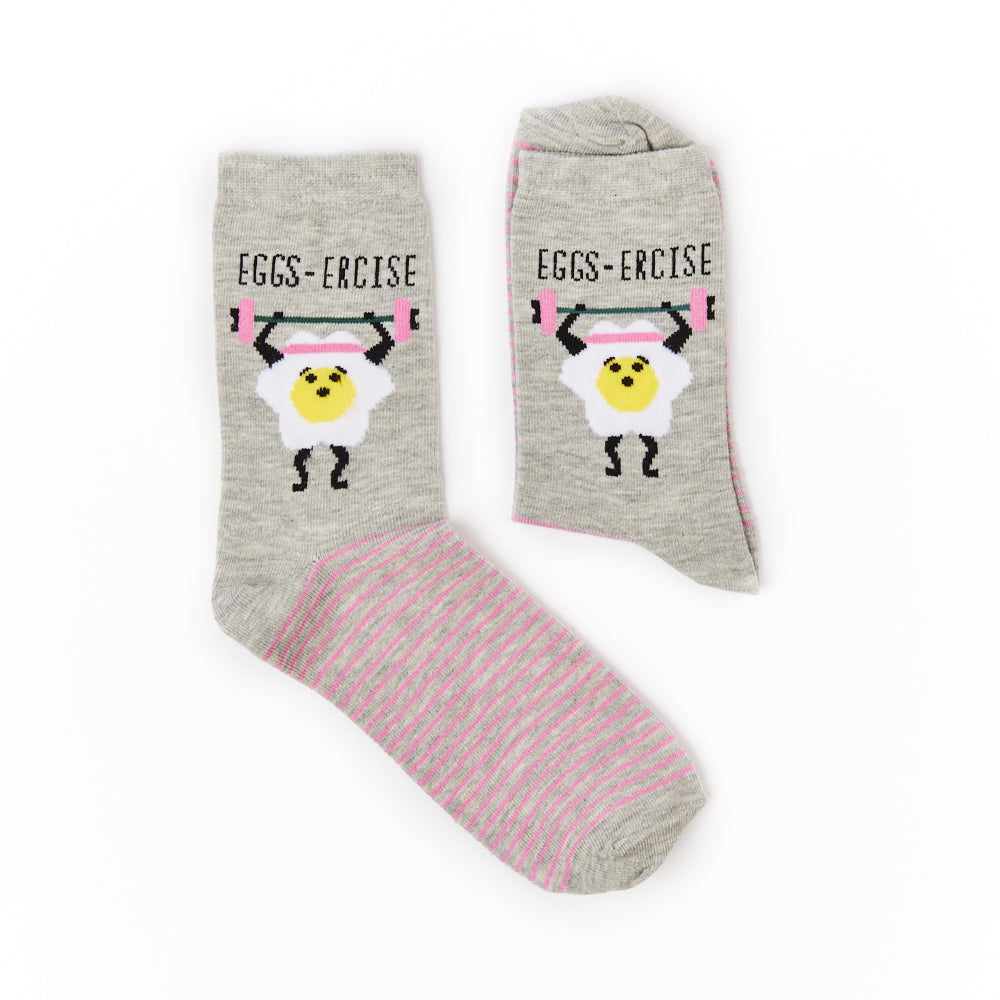 Ladies Eggs-ercise Socks