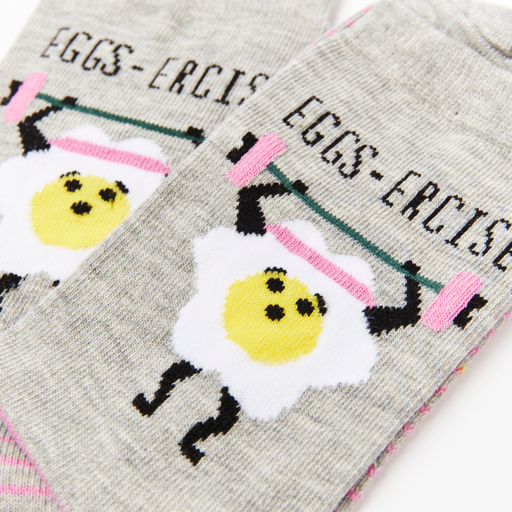 Ladies Eggs-ercise Socks