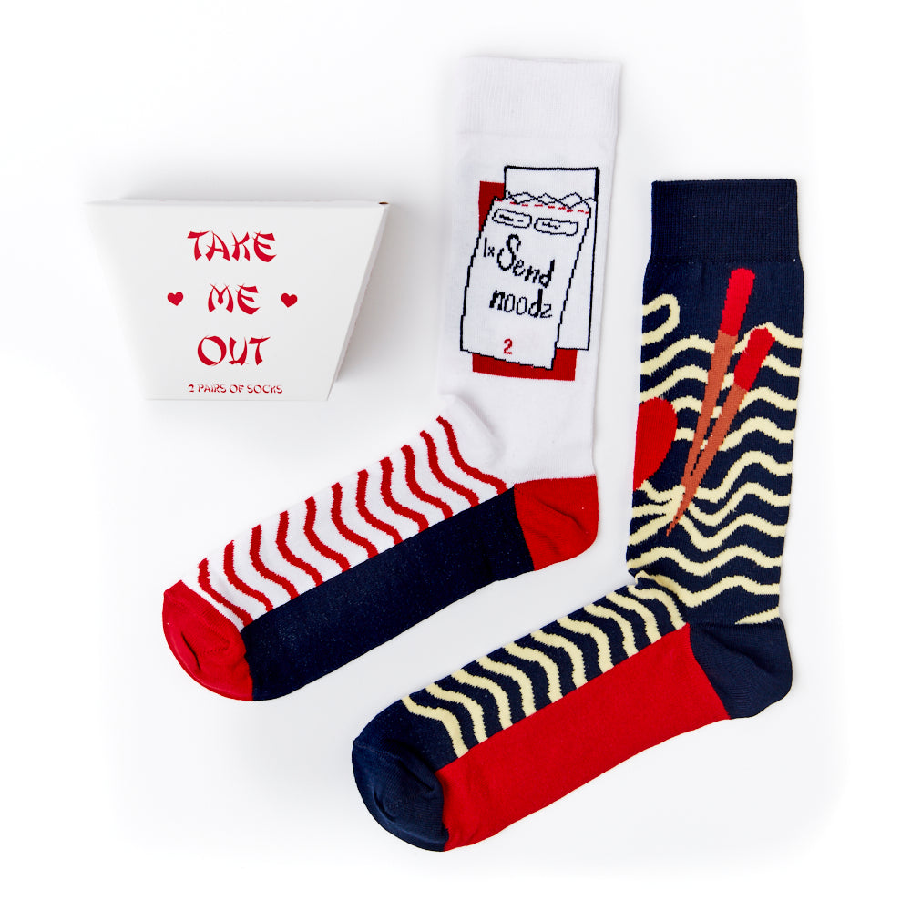 Unisex Takeaway Noodle Socks Gift Set