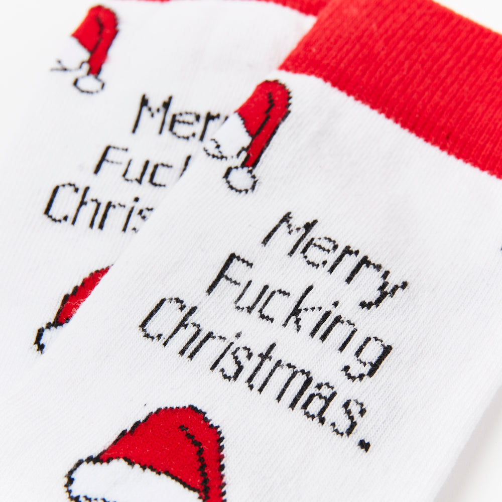 Unisex Merry Fucking Christmas Socks