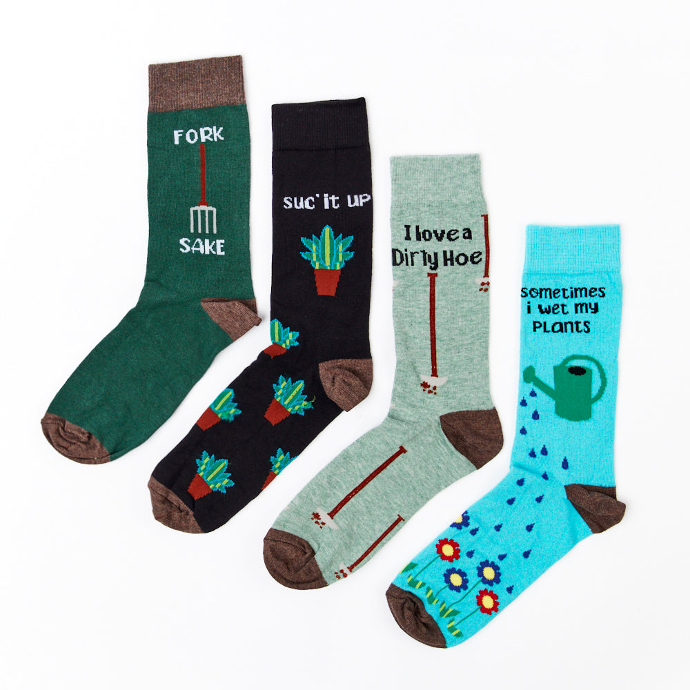 Unisex Gardening Shed Socks Gift Set