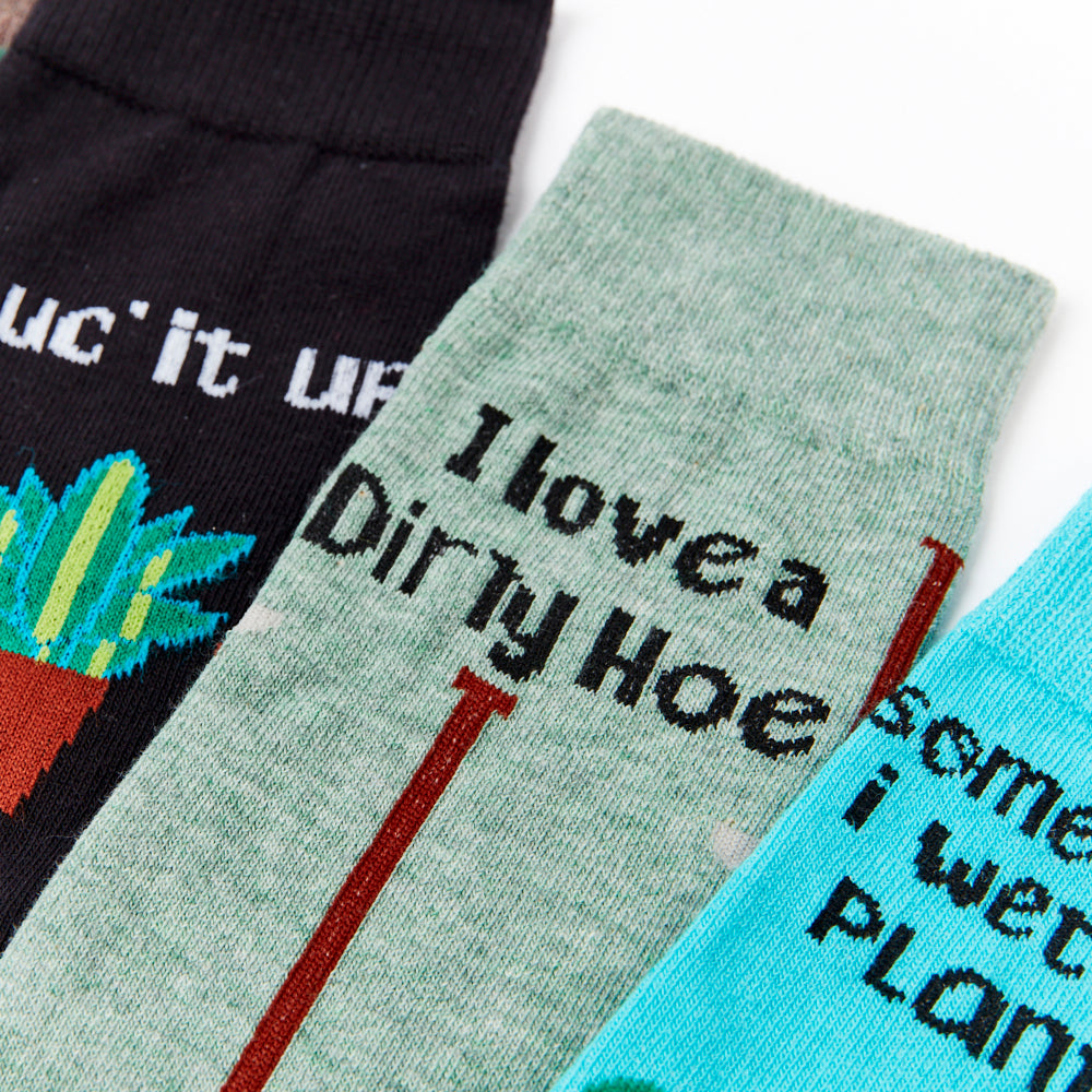 Unisex Gardening Shed Socks Gift Set