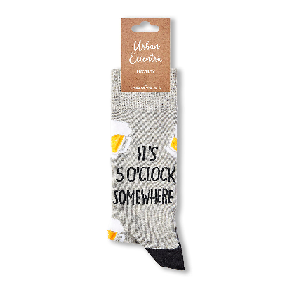 Unisex It's 5 O'Clock Somewhere- Beer Socks