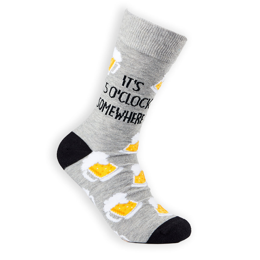 Unisex It's 5 O'Clock Somewhere- Beer Socks