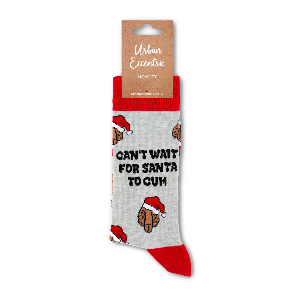 Unisex Can't Wait For Santa To Cum Socks