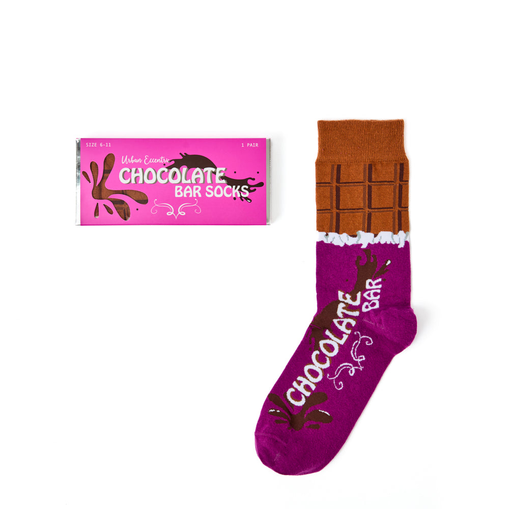 Unisex Chocolate Bar Socks Gift Set