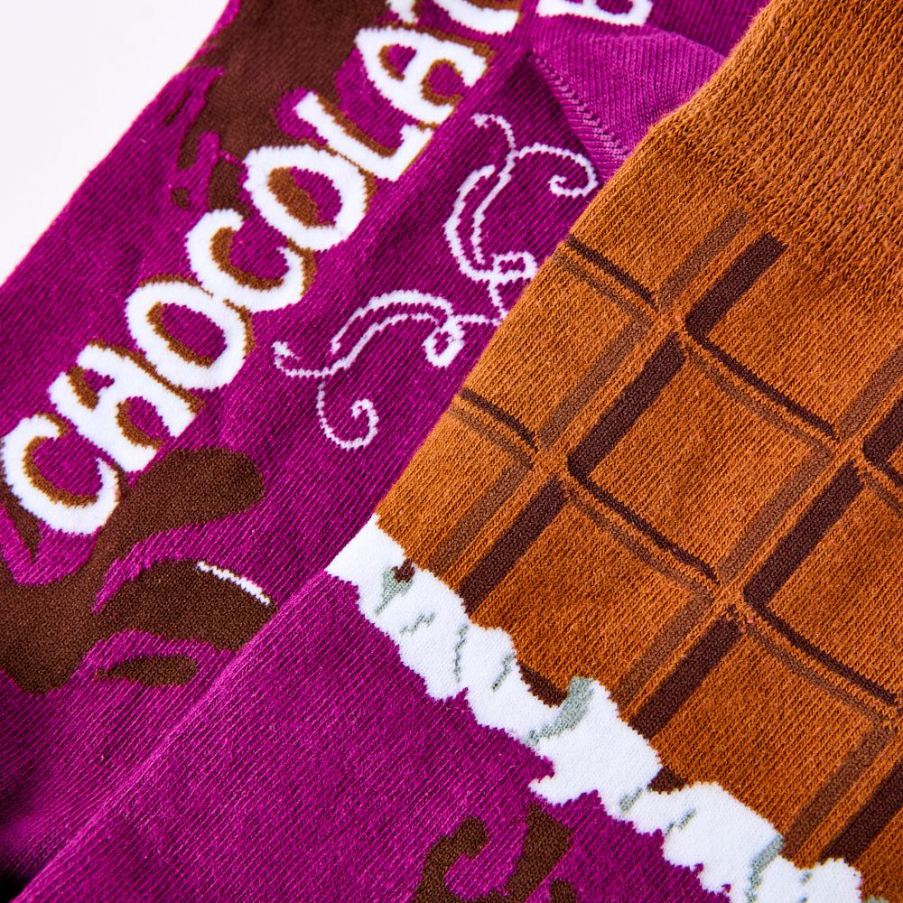 Unisex Chocolate Bar Socks Gift Set