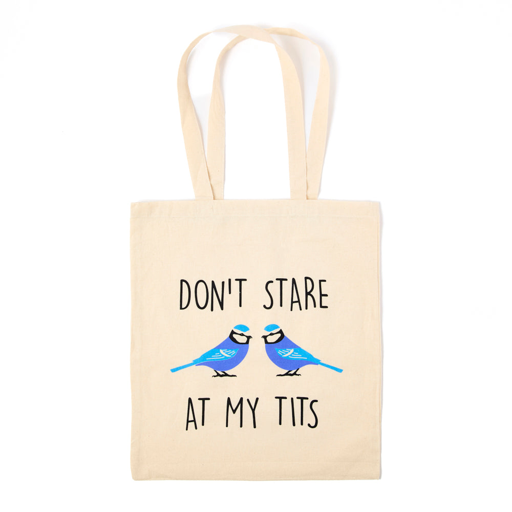 Don't Stare At My Tits - Tote Bag