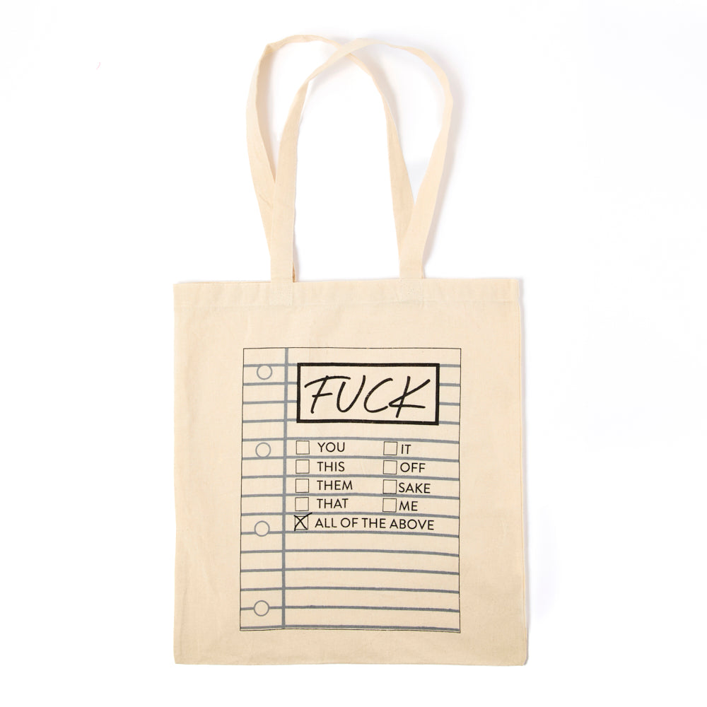 Fuck Tick List - Tote Bag