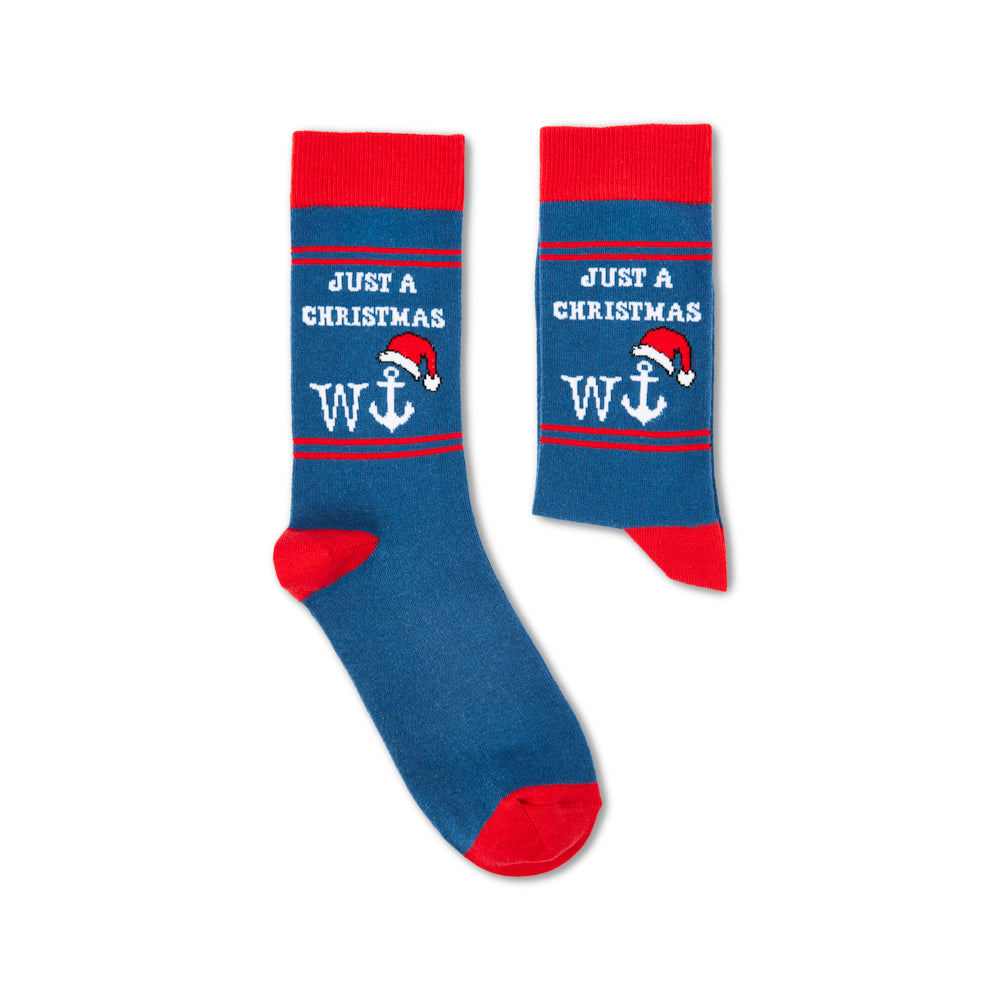 Unisex Just A Christmas W'Anchor Socks