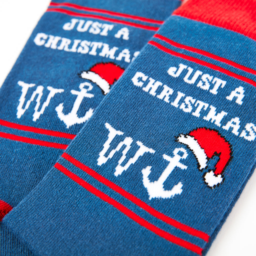 Unisex Just A Christmas W'Anchor Socks