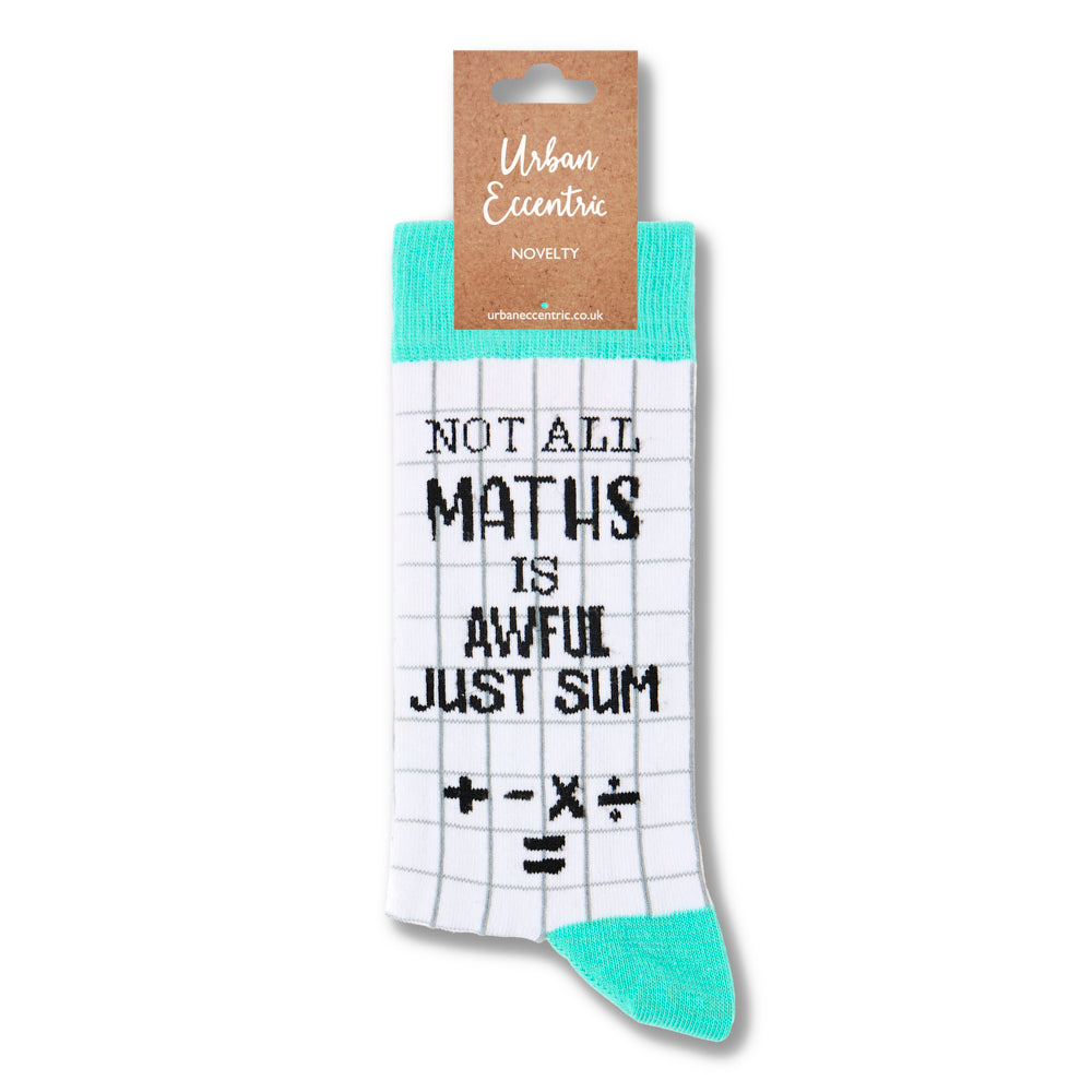 Unisex Not All Maths Is Awful Just Sum Socks