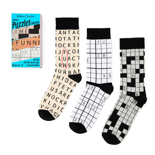 Unisex Puzzler Gift Box Socks