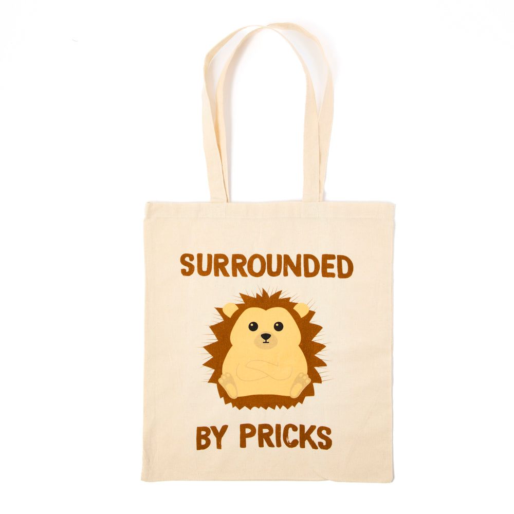 Surrounded By Pricks - Tote Bag