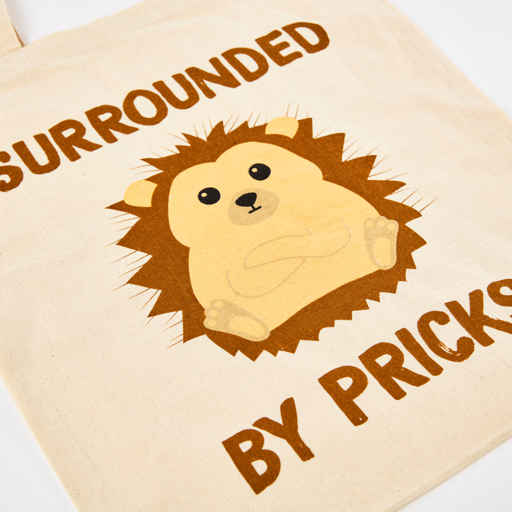 Surrounded By Pricks - Tote Bag