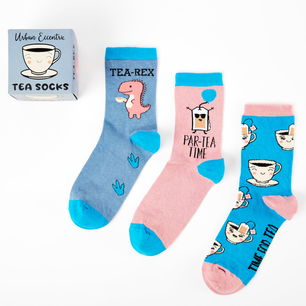 Ladies Tea Box Socks Gift Set