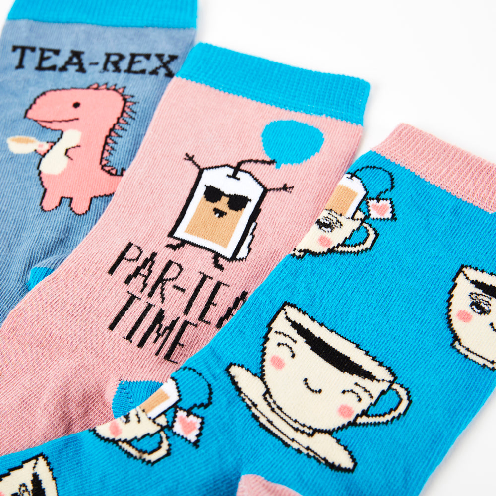 Ladies Tea Box Socks Gift Set