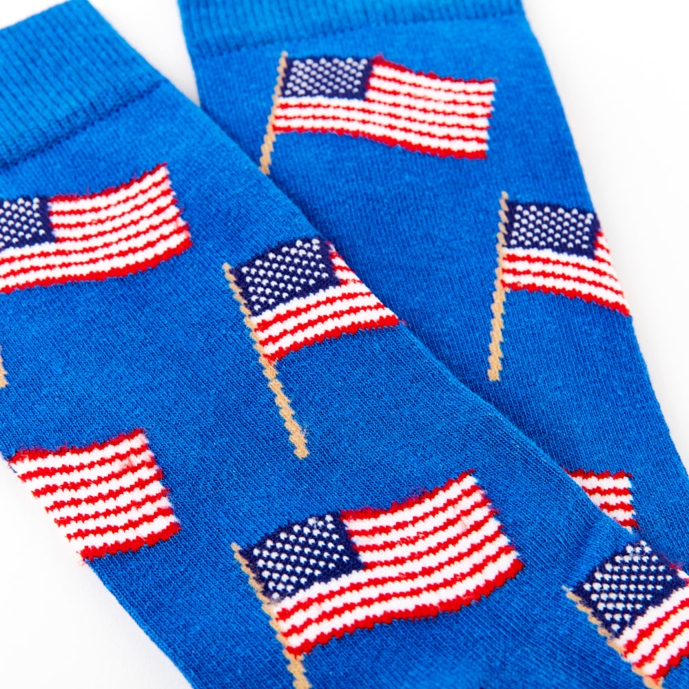 Unisex American Waving Flag Socks