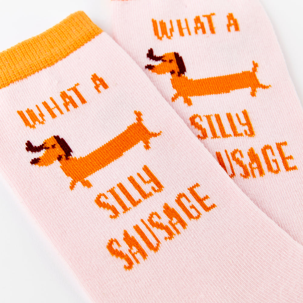 Ladies What A Silly Sausage Socks