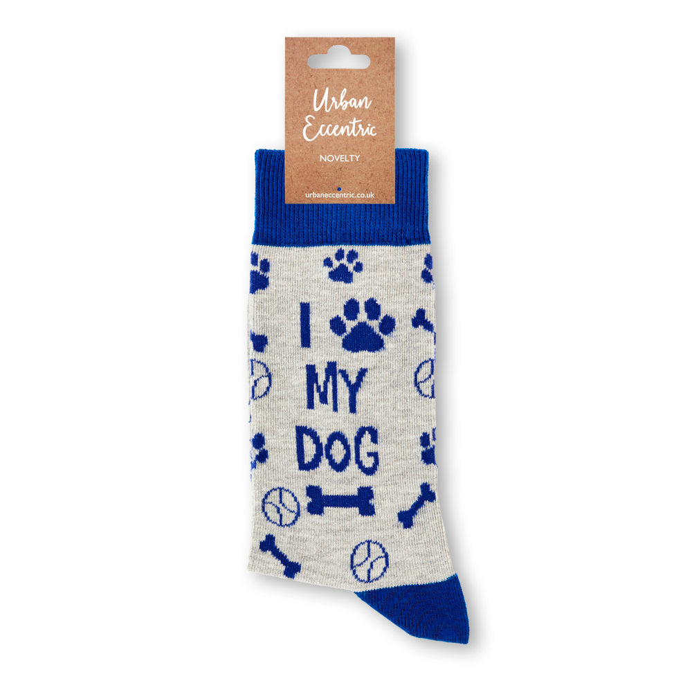 Unisex I Love My Dog Socks