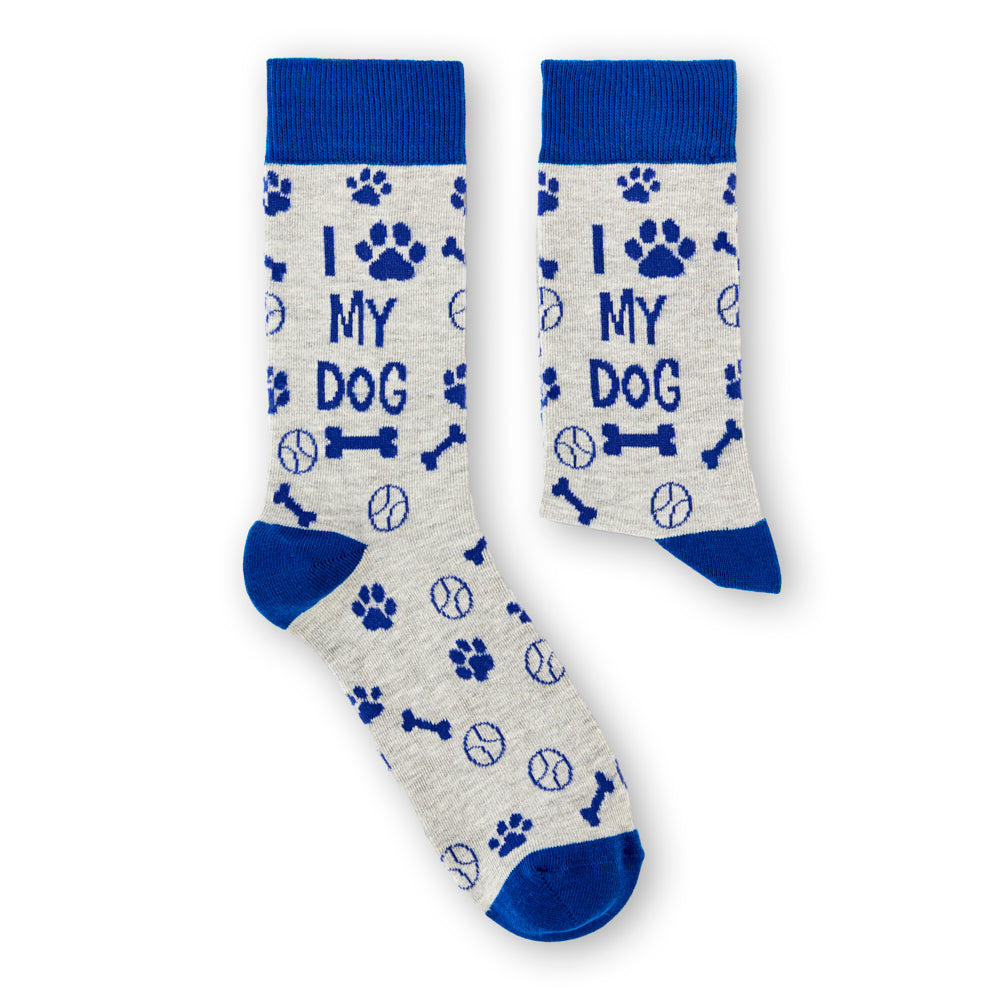 Unisex I Love My Dog Socks