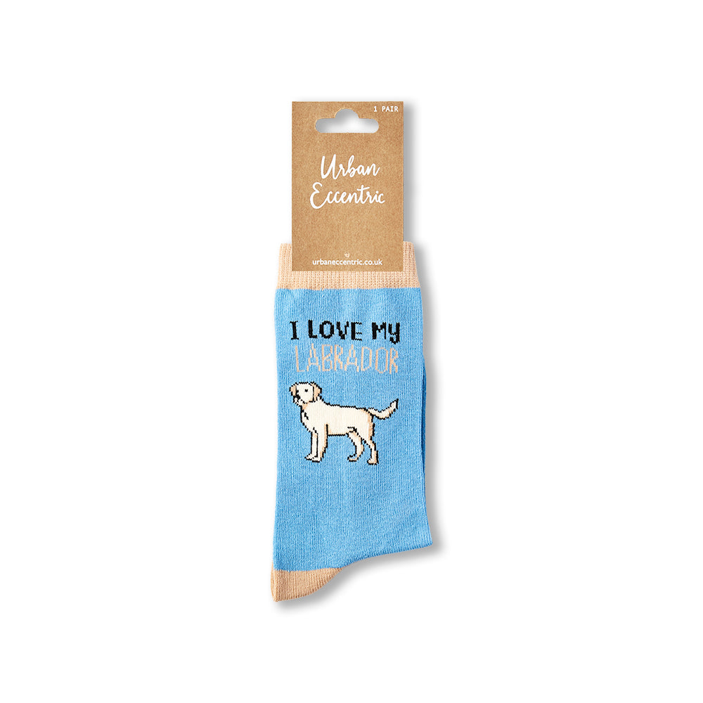 Ladies I Love My Labrador Socks