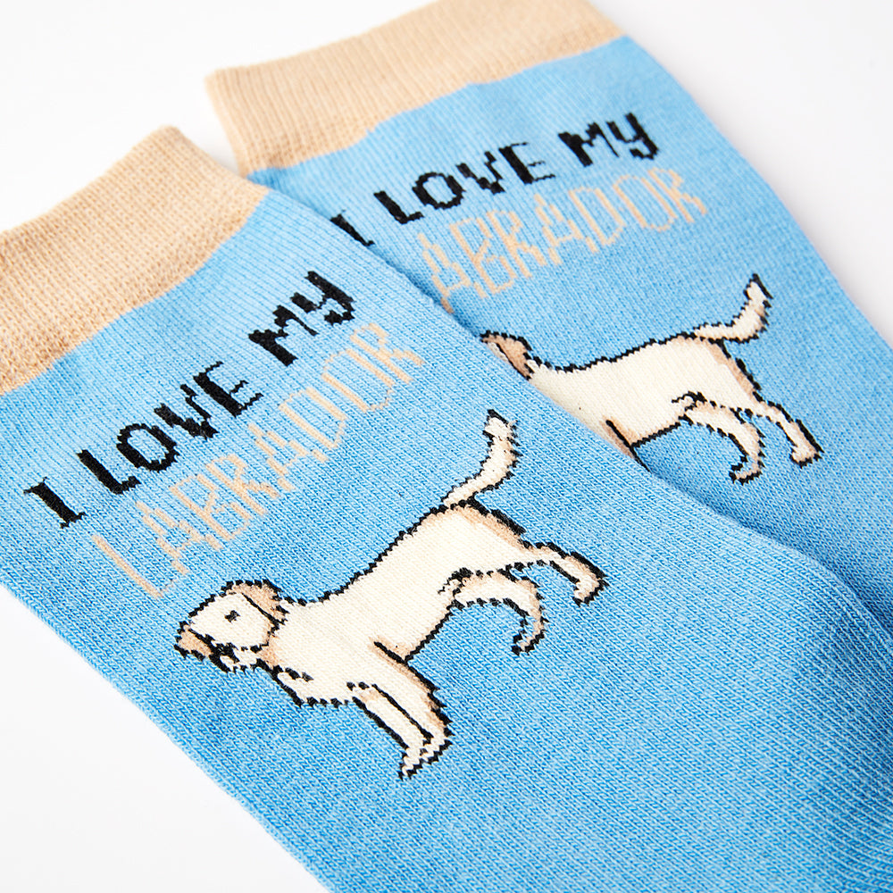 Ladies I Love My Labrador Socks