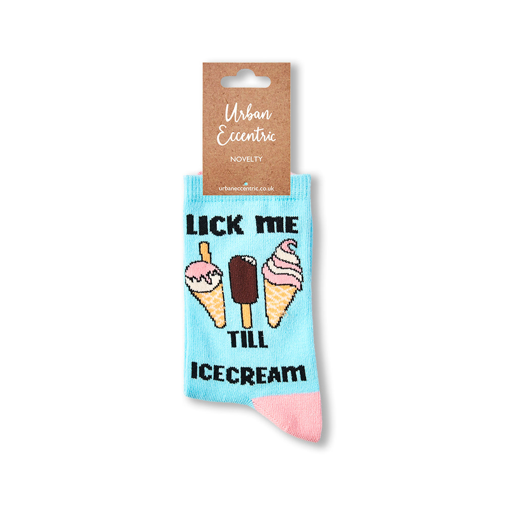 Ladies Lick Me Till Icecream Socks