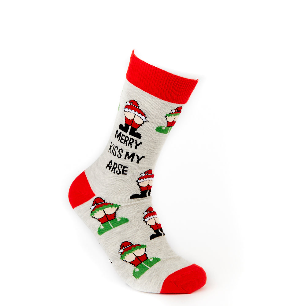 Unisex Merry Kiss My Arse Socks