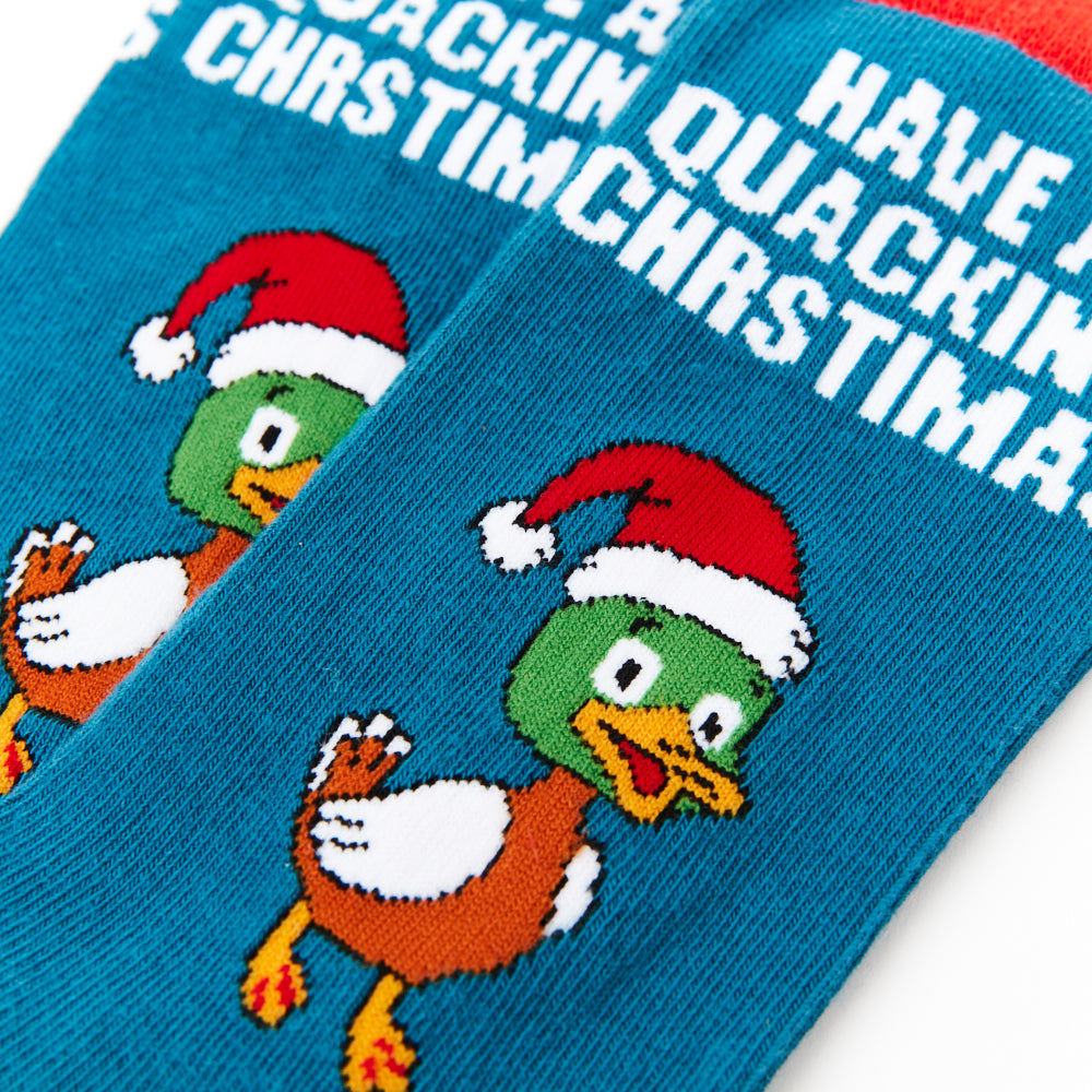 Unisex Have A Quacking Christmas Socks