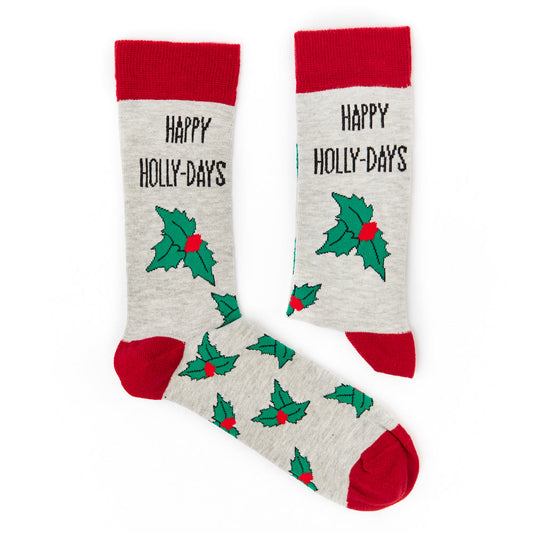 Unisex Happy Holly-Days Socks