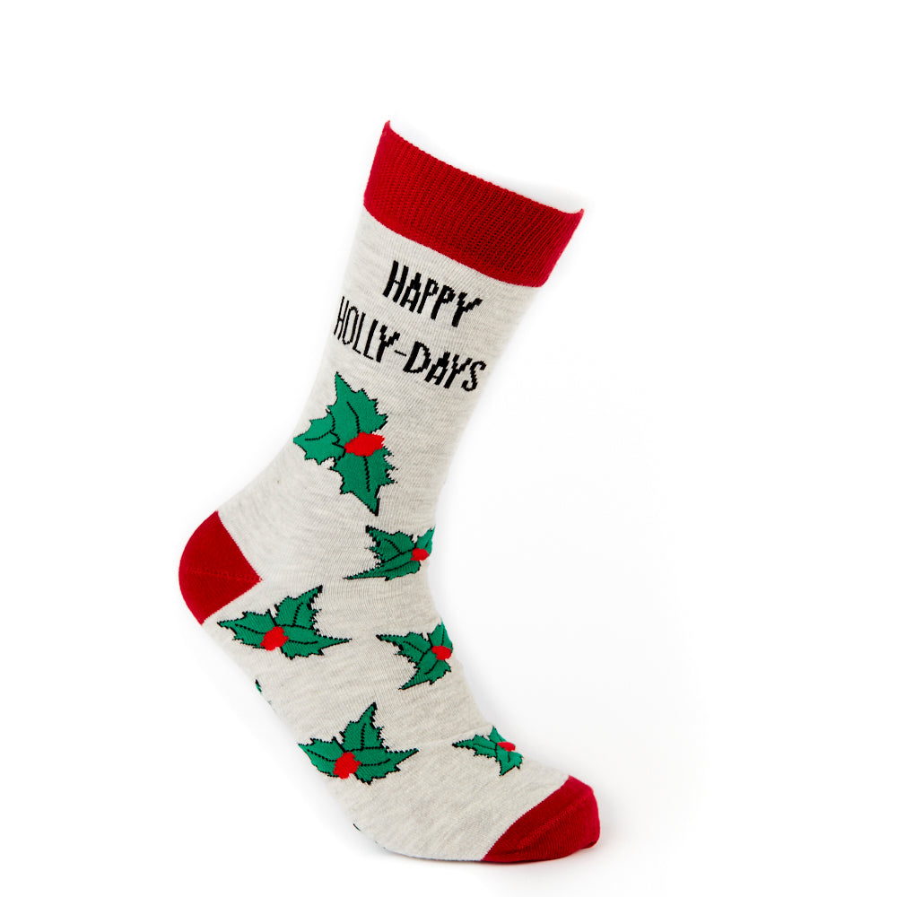 Unisex Happy Holly-Days Socks