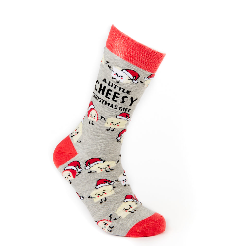 Unisex Cheesy Christmas Gift Socks