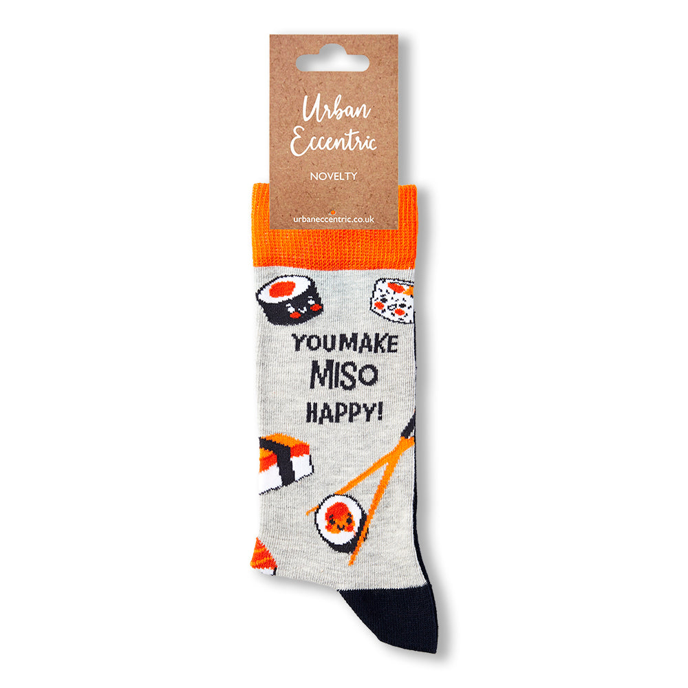 Unisex You Make Miso Happy Socks