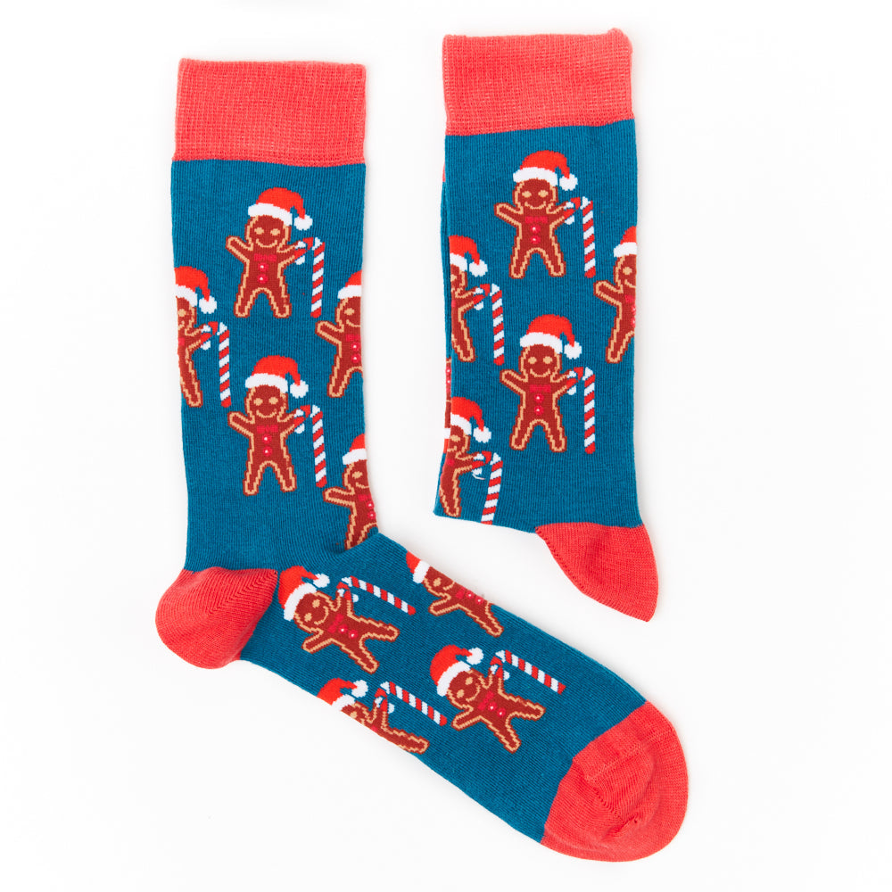 Unisex Gingerbread Man Socks