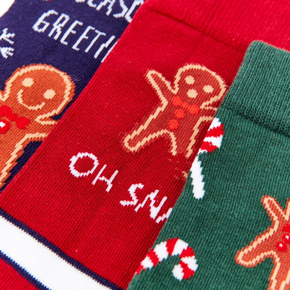 Unisex Gingerbread House Socks